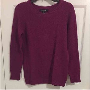 Forever 21 fuschia sweater
