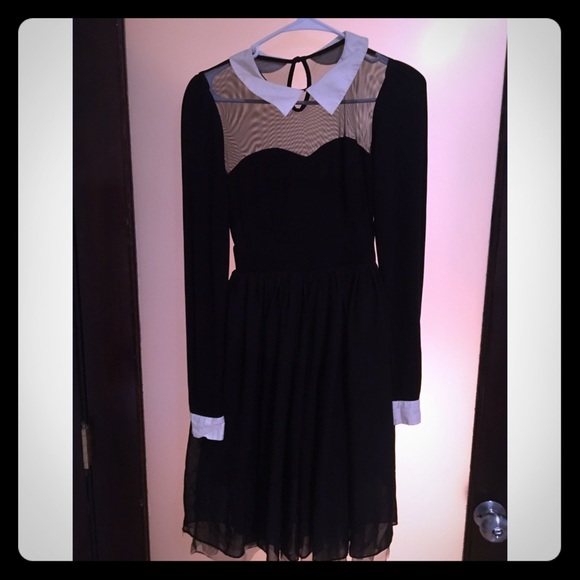 American Horror Story/ Wednesday Adams style dress