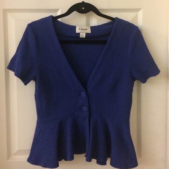 Anthro Gianni Sz M "Flared Ponte Bolero" jacket - Picture 2 of 4