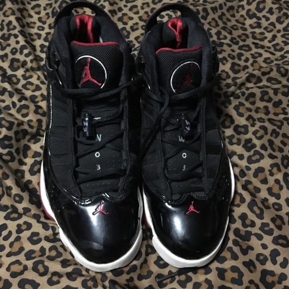 Air Jordan 6 Rings Black/Varsity Red-White Bred