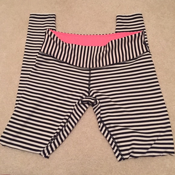 🦄Lululemon Wunder Under Narrow Stripes Angel Wing