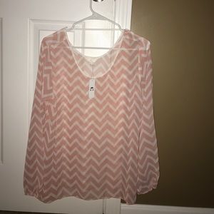 Pink Chevron Shirt