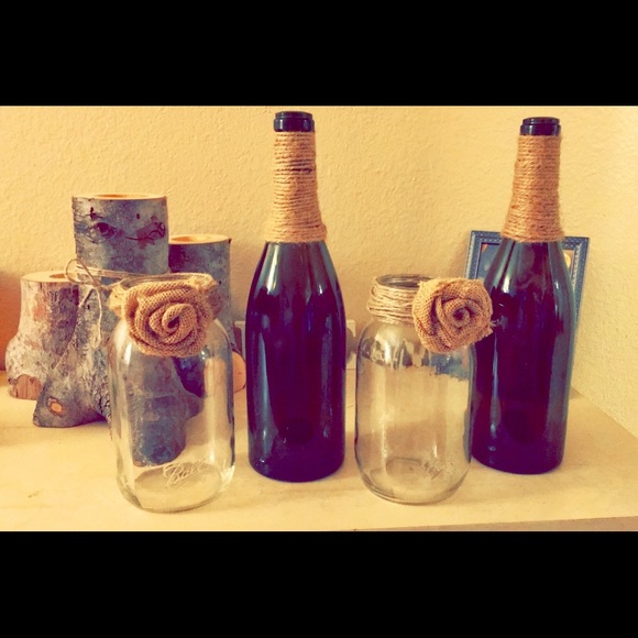 Other Mason Jar Wine Bottle Decorations Poshmark