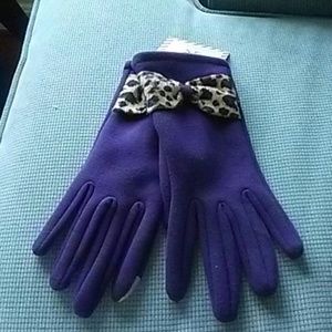 Brand new purple touch gloves