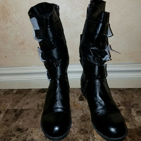 Mid calf boots