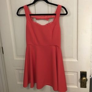 Coral dress