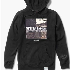 SALE!! Curren$y diamond supply hoodie collab Sz S