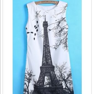 Eiffel Tower shift dress