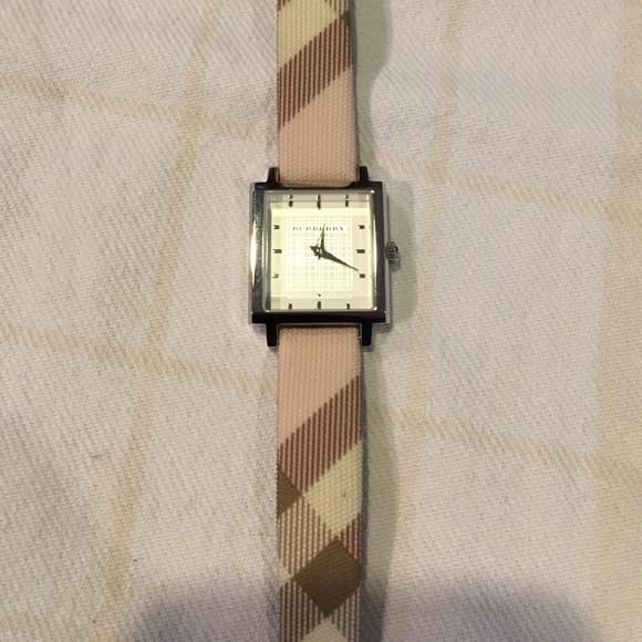 Plaid Burberry watch! read notes