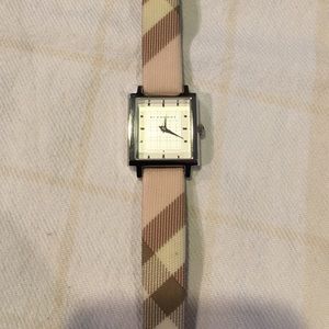Plaid Burberry watch! read notes