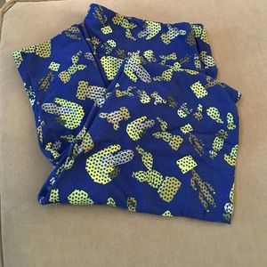 LuLaRoe Cactus Tall/Curvy Leggings EUC