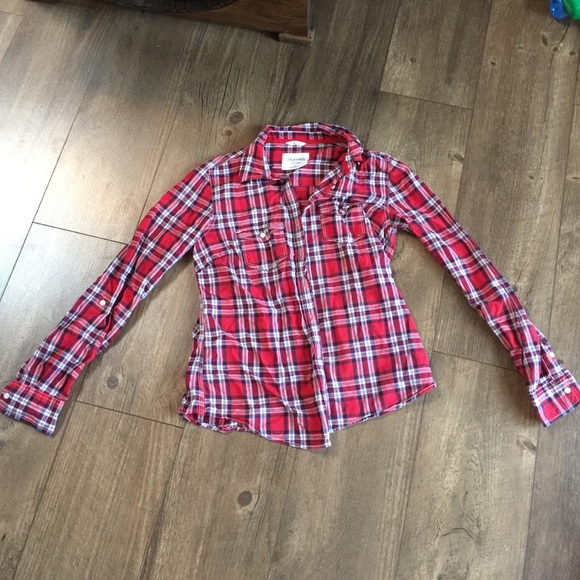 Plaid button up