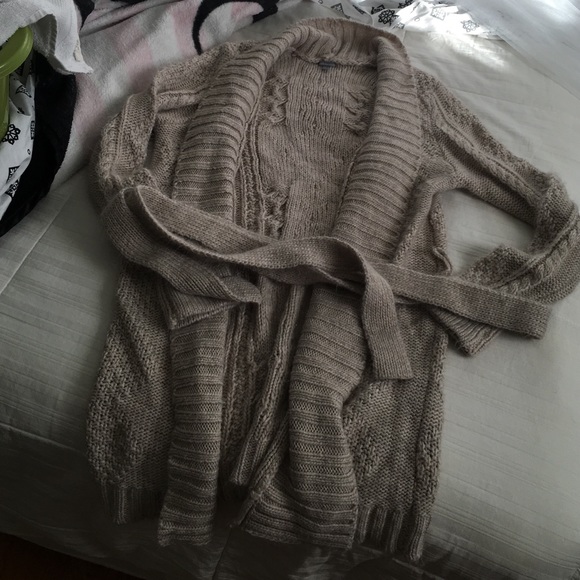 LongLine Tie front cardigan