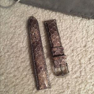Michele Snakeskin Watch Band
