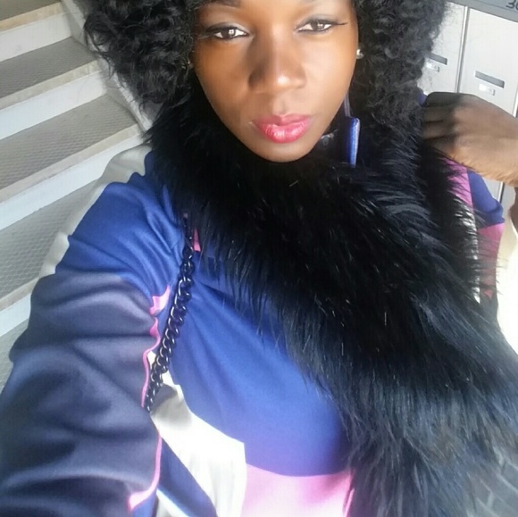 Beautiful color block trench coat - Picture 4 of 4