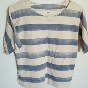 Madewell Striped Cotton Blouse