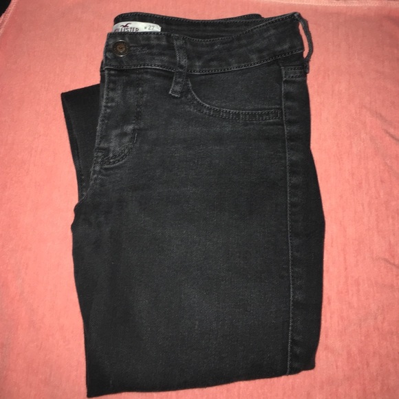 Faded look black jeans 5R
