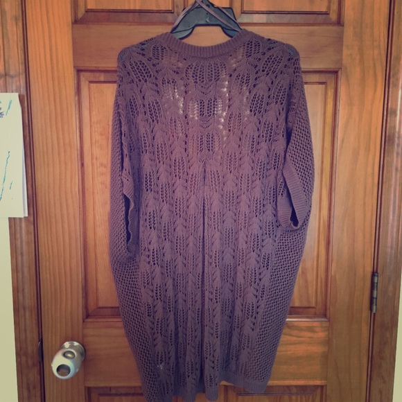DONATED-Crochet sweater tunic