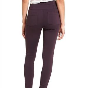 Athleta High Waisted Moto Leggings in Wild Raisin