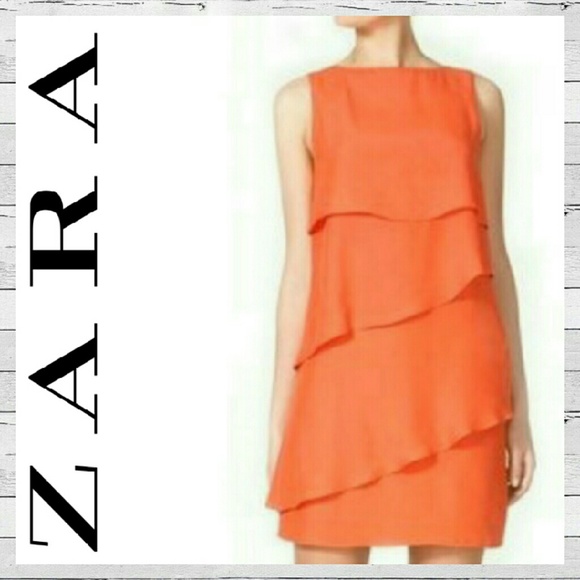 Zara Dresses & Skirts - Zara Frilled Dress Sz S