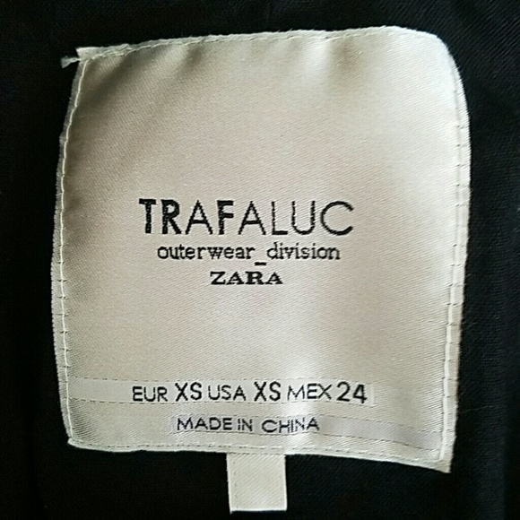 SOLD Zara leather jacket - Picture 3 of 4