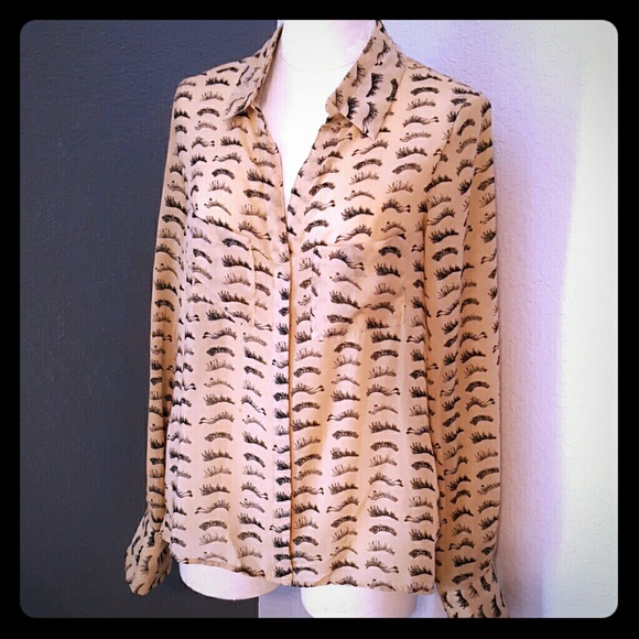 Eyelash blouse
