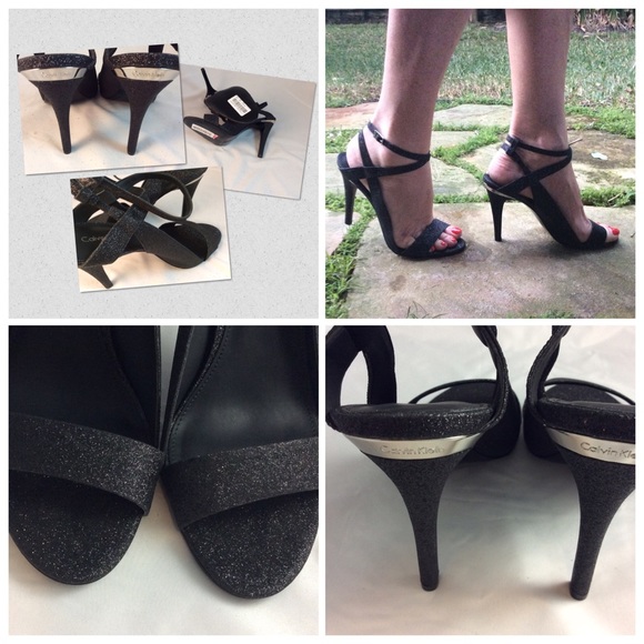 Calvin Klein Evening Sandal Heels - Picture 2 of 2