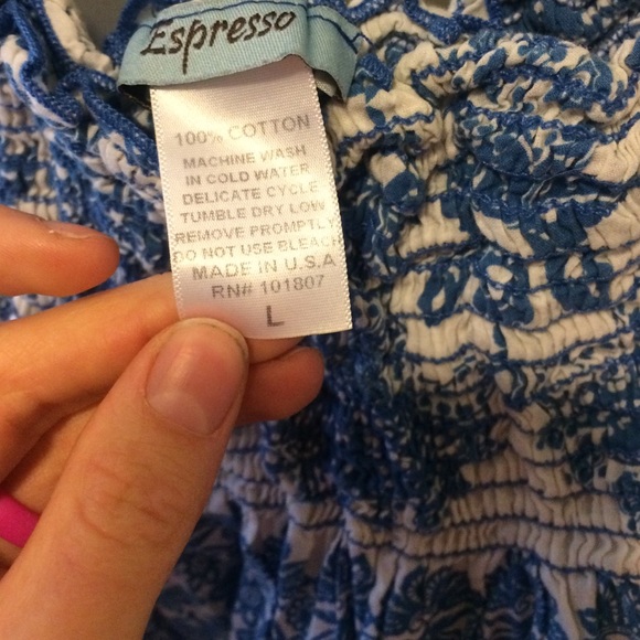 Espresso strapless Dress - Picture 3 of 4