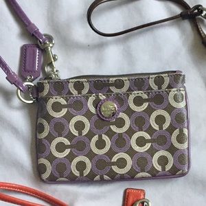 Coach wristlet