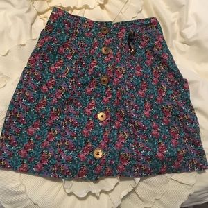 🌸adorable a line floral skirl🌸