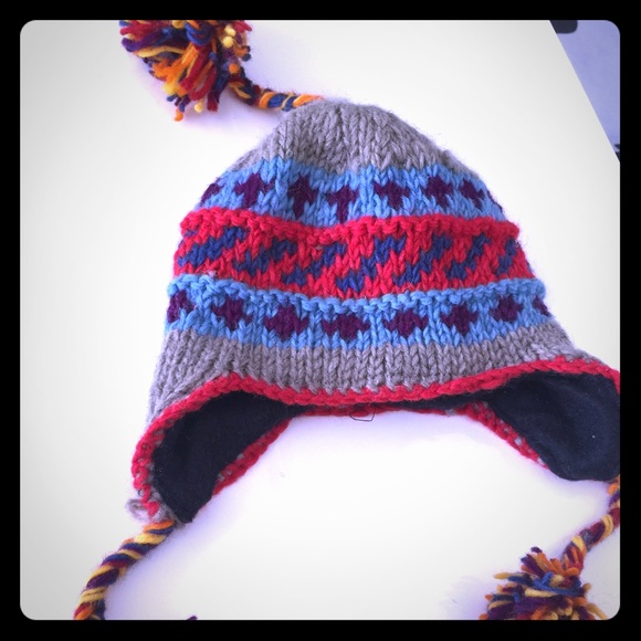 Handmade Toddler Hat 💯% wool SOFT fleece lining
