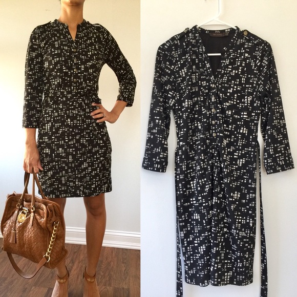 The Limited Mini Dress - Black/White