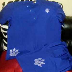 PAW PRINT MEDICAL SCRUB SET