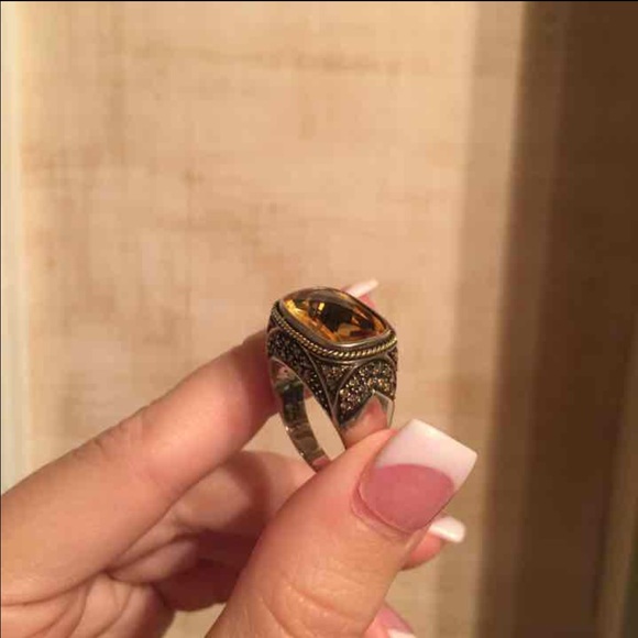 Effy diamond and citrine ring - Picture 3 of 4