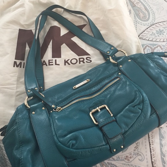 Authentic Michael Kors Handbag- Beautiful Teal.