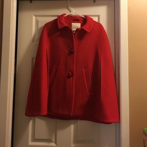 Kate spade, red wool jacket