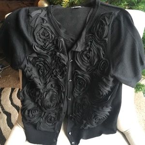 Ann Taylor Loft black cardigan