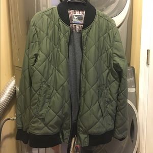 Men's Modern Amusement Quilted Bomber Jacket