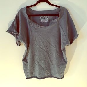 U.S Vintage off the shoulder shirt