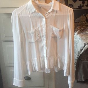 White Abercrombie Blouse