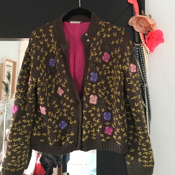Max & Co Sequined Wool Cardigan
