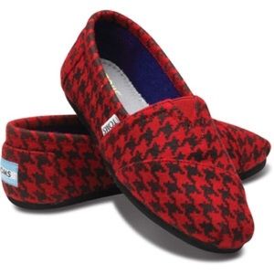 TOMS Classics Red Houndstooth
