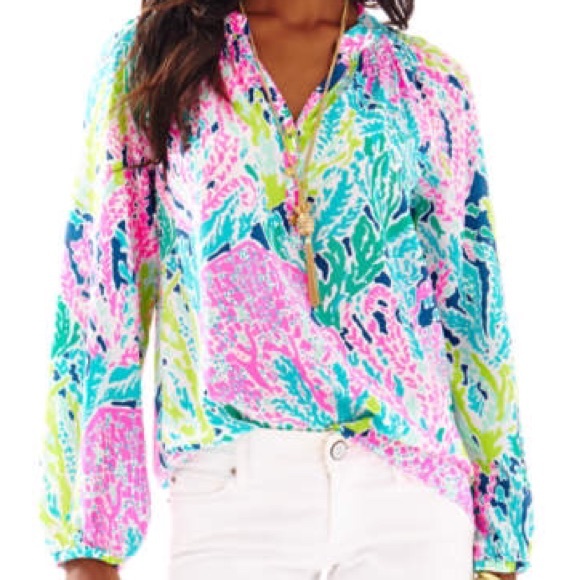 NWT Lilly Pulitzer ELSA TOP Lets Cha Cha