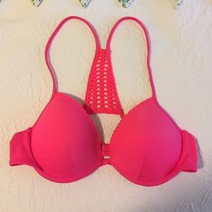 PINK Swim Triangle Top