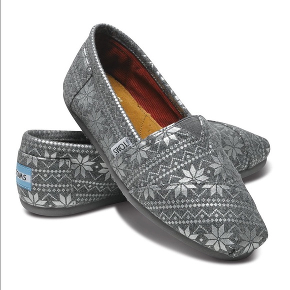 TOMS Classics in Silver Snowflake