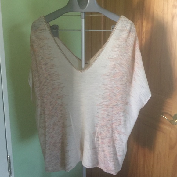 Free People Sz M Sweater Material Top