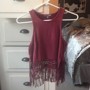 Charlotte Russe cropped tank