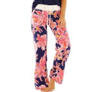 NWT Lilly Pulitzer BEACH PANT Bright Navy ViaSunny