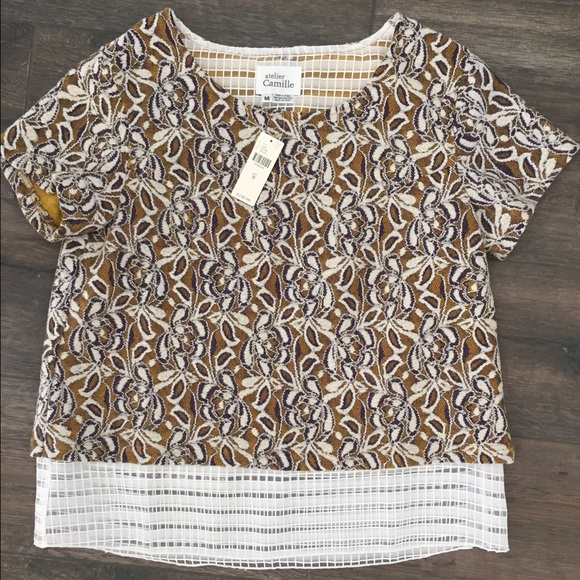 NEW anthropologie top M