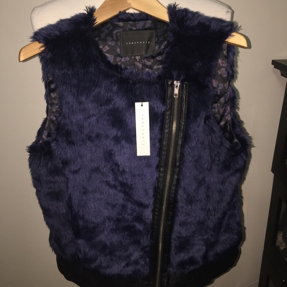 Sanctuary Fur Vest